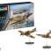 Plastikmodellflugzeug Supermarine Spitfire MkIA&H Hurricane 1/144 Bild 1