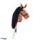 Steckenpferd hoppihorse a3 braun dunkelbraun. Brauner Mantel Bild 1