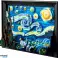 Klocki ötletek 21333 Csillagos éjszaka – Vincent van Gogh kép 4