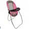 Doll Swing Feeding Chair Alice Stars Gray Pink image 1