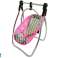 Doll Swing Feeding Chair Alice Stars Gray Pink image 2