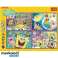 Puzzle 4x250 Teile Spongebob verrückte Welt Bild 4