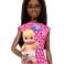 Barbie-dukke barnelege mørkt hår bilde 2