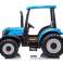 Batterie-Traktor A011 24V Blau Bild 3