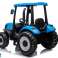 Batterie-Traktor A011 24V Blau Bild 2