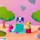 Littlest Pet Shop G7 S3 Pet Trios Figure Set Tube 3 Pack image 4