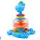 Tol met ballen Nijlpaard voor baby's blauw foto 1