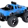 Auto Todo Terreno RC 1:14 Azul Con Ruedas De Goma fotografía 2