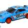 Coche Deportivo Teledirigido R/C 1:24 Azul Ruedas Intercambiables fotografía 2