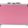 Beauty Set in a Suitcase Shadows Brushes Nail Polishes Pink image 2