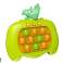 Vaardigheidsspel Pop It Console 999 Niveaus Dinosaurus Groen A foto 1