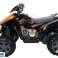 ATV med Batteri Store Hjul Svart bilde 3
