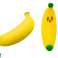 Squishy Banana Stretchy Rubber Yellow image 1
