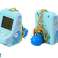 Electronic game Tetris pocket keychain blue image 2