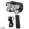 LED Hoofdlamp 4 Verlichtingsmodi Verstelbare Band Waterdicht foto 2