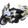 Motocykl Policyjny z Napędem Frykcyjnym Na Baterie Światła Dźwięk zdjęcie 1