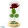 Eternal Rose in Glass Dome with LED Lighting Red 21x11cm image 2