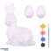 Juego de Pintura para Decoraciones de Pascua de Poliestireno Conejo 2 Huevos Pinturas fotografía 1