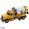 Truck Concrete Mixer Rotary Drum Lights Sounds Yellow image 1