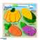 Puzzle Planche 2en1 Stylo Légumes Éducatifs En Bois photo 4