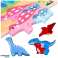 Puzzle Board 2in1 Holz Pädagogischer Dinosaurier Stift 12el Bild 1