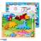 Puzzle Board 2in1 Holz Pädagogischer Dinosaurier Stift 12el Bild 3