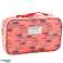School Pencil Case Organizer Roomy Additional Pocket Fish Pink 21.5cm image 1