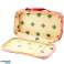 School Pencil Case Organizer Roomy Additional Pocket Fish Pink 21.5cm image 2