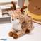 Mascote fofinho de pelúcia fawn brown com centavos 23cm foto 2