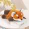 Plush cuddly mascot fox with weighted paws 30cm image 3