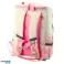 Schulrucksack mit Kaninchen Brustgurt Pastell 21L Bild 1