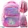 Schulrucksack mit Einhorn Brustgurt pink 20L Bild 3