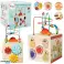 Cubo Educativo Sensoriale Ordinatore 5 Superfici in Legno foto 1