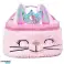Plüüs laste tualett-tarvete kott Bunny Glitter roosa 20cm foto 1