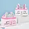 Plüüs laste tualett-tarvete kott Bunny Glitter roosa 20cm foto 3