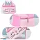 Plüüs laste tualett-tarvete kott Bunny Glitter roosa 20cm foto 2