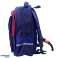 Kinder Schulrucksack Brustgurt Marineblau Rot Cosmos 38x28x19cm Bild 1