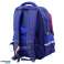 Kinder Schulrucksack Brustgurt Marineblau Rot Cosmos 38x28x19cm Bild 2