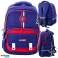 Schulrucksack Brustgurt marineblau rot 20L Bild 3