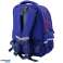 Schulrucksack Brustgurt marineblau rot 20L Bild 1