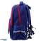 Schulrucksack Brustgurt marineblau rot 20L Bild 2