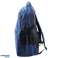 Functional City Backpack 9 Pockets Navy Blue 35L image 2