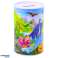 Bunte Metall-Sparschwein mit Dinosauriern 13 x 8 cm Bild 2