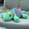 Peluche colorée câlin caméléon mascotte 45cm photo 1