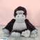 Peluche mascota gorila gris oscuro 22cm fotografía 1