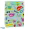 Gavepose Klistremerker Fargede Etiketter 23 x 18 x 10.5 cm bilde 3