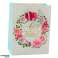 Sac Cadeau Motifs Fleurs Meilleurs Vœux 23 x 18 x 10.5 cm photo 3