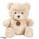 Kuscheliger Teddybär Plüsch Maskottchen mit Medaillon Beige 25cm Bild 1