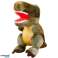 Kuscheliges Dinosaurier Plüsch Maskottchen mit Hautstruktur Grün 32cm Bild 1