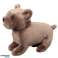 Plüsch Kuschelmaskottchen kleiner Hund braun 19cm Bild 1